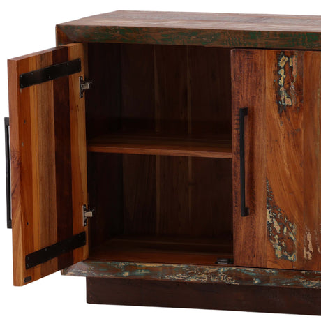 Neem Sideboard, Distressed Medium Brown by Dovetail at Eve Furniture