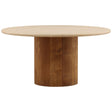Neil Dining Table, Sand by Dovetail at Eve Furniture