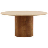 Neil Dining Table, Sand by Dovetail at Eve Furniture