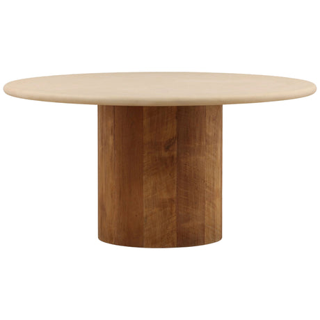 Neil Dining Table, Sand by Dovetail at Eve Furniture