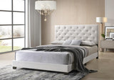 Nelly White Queen Panel Bed by Happy Homes at Eve Furniture