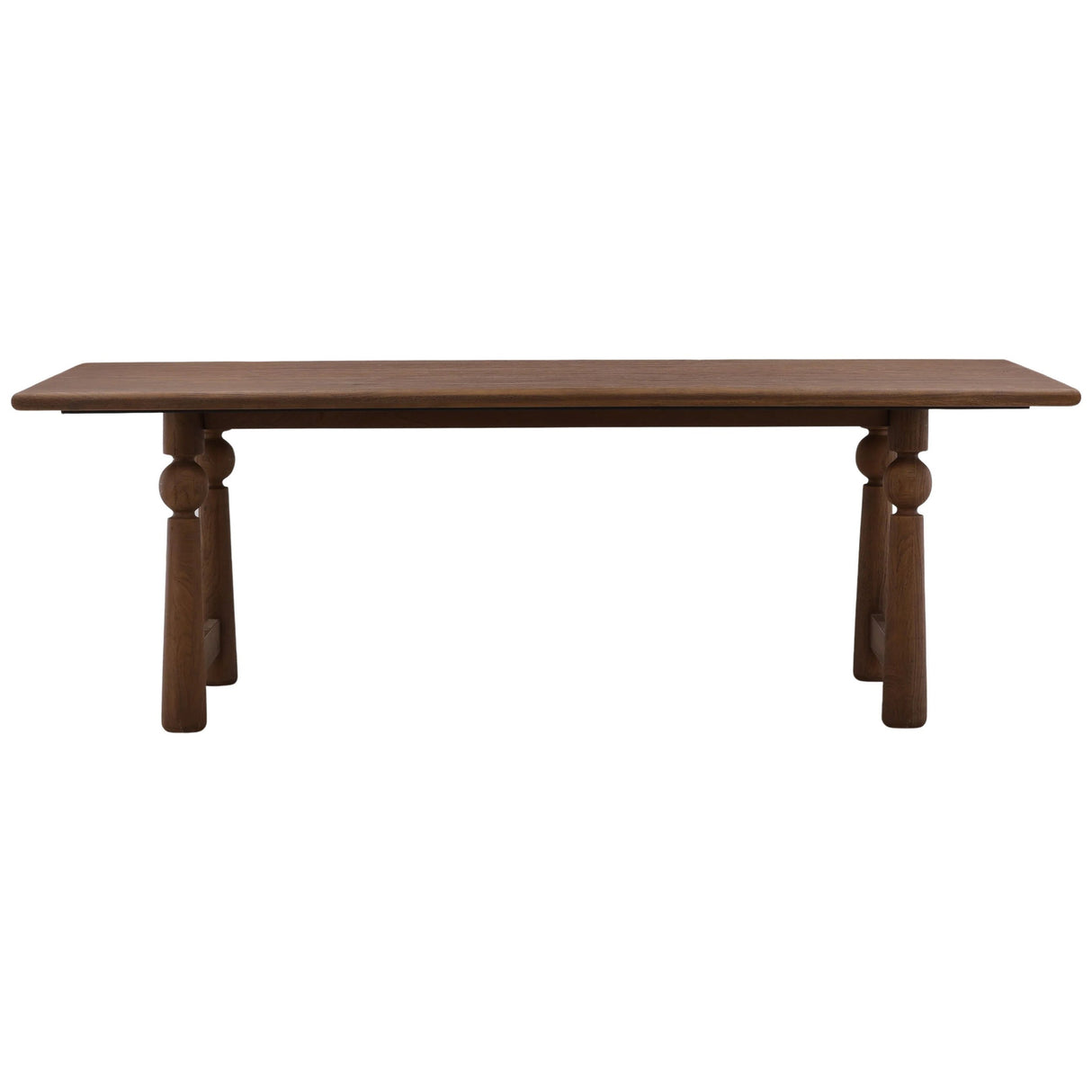 Nethan Dining Table, Brown by Dovetail at Eve Furniture