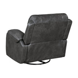Newnan Gray Swivel Glider Reclining Chair by Homelegance at Eve Furniture