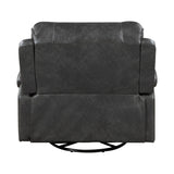 Newnan Gray Swivel Glider Reclining Chair by Homelegance at Eve Furniture