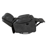 Newnan Gray Swivel Glider Reclining Chair by Homelegance at Eve Furniture