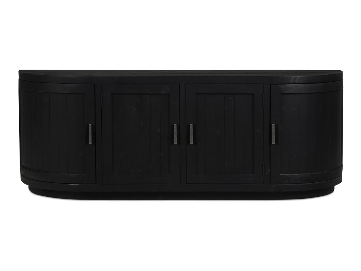 Nicola Black Media Cabinet by Moe's Home at Eve Furniture