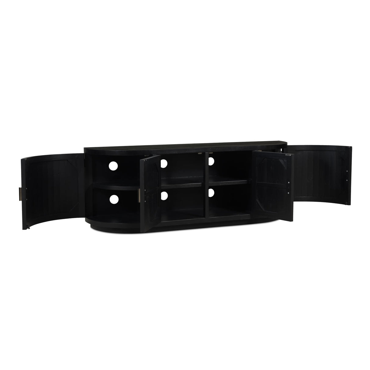 Nicola Black Media Cabinet by Moe's Home at Eve Furniture
