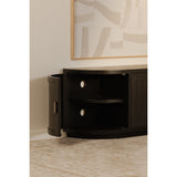 Nicola Black Media Cabinet by Moe's Home at Eve Furniture
