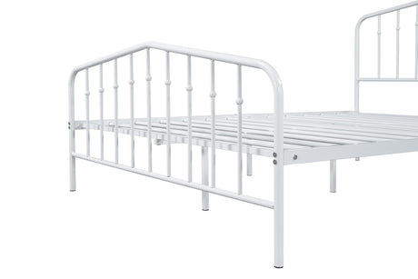 Nicoli White Full Metal Bed by Furniture of America at Eve Furniture