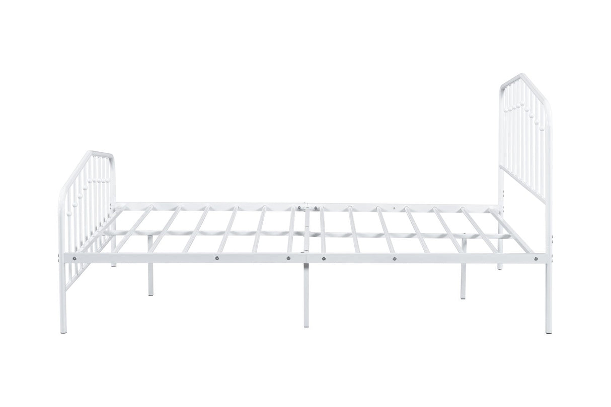 Nicoli White Full Metal Bed by Furniture of America at Eve Furniture