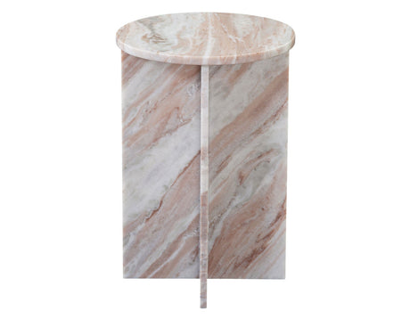 Niki Toronto Brown Marble End Table by Steve Silver at Eve Furniture