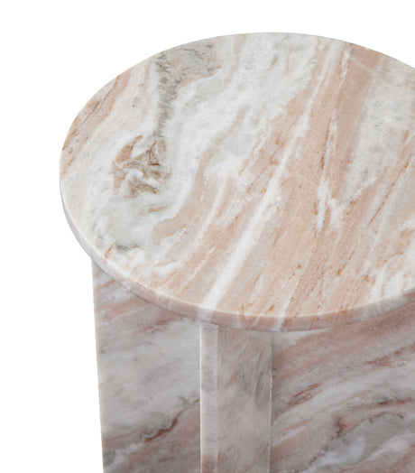 Niki Toronto Brown Marble End Table by Steve Silver at Eve Furniture