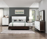 Niles White/Cherry Dresser by Homelegance at Eve Furniture