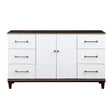 Niles White/Cherry Dresser by Homelegance at Eve Furniture