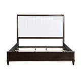 Niles White/Cherry King Panel Bed by Homelegance at Eve Furniture