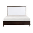 Niles White/Cherry King Panel Bed by Homelegance at Eve Furniture