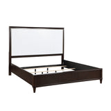 Niles White/Cherry Queen Panel Bed by Homelegance at Eve Furniture