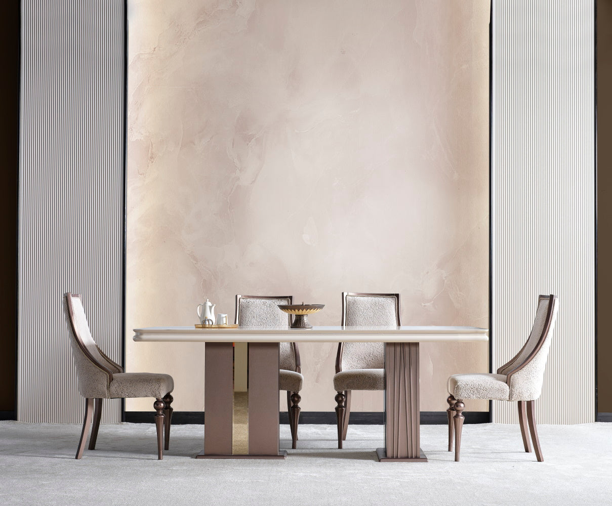 Nirvana Dining Table by Furnia at Eve Furniture