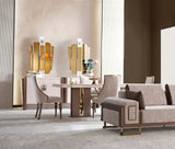 Nirvana Diningroom (Consol With Mirror & Dining Table & Dining Chair)