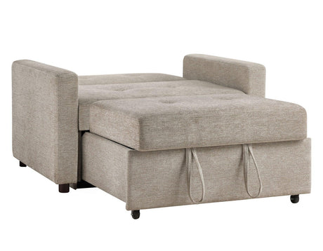 Noah Brown Convertible Sleeper Chair by Steve Silver at Eve Furniture