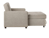 Noah Brown Convertible Sleeper Chair by Steve Silver at Eve Furniture