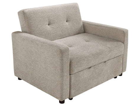 Noah Brown Convertible Sleeper Chair by Steve Silver at Eve Furniture