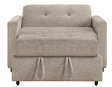 Noah Brown Convertible Sleeper Chair by Steve Silver at Eve Furniture
