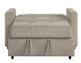 Noah Brown Convertible Sleeper Chair by Steve Silver at Eve Furniture