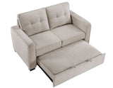 Noah Convertible Sleeper Loveseat, Tan by Steve Silver at Eve Furniture