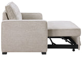 Noah Convertible Sleeper Loveseat, Tan by Steve Silver at Eve Furniture