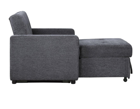 Noah Gray Convertible Sleeper Chair by Steve Silver at Eve Furniture