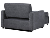 Noah Gray Convertible Sleeper Chair by Steve Silver at Eve Furniture
