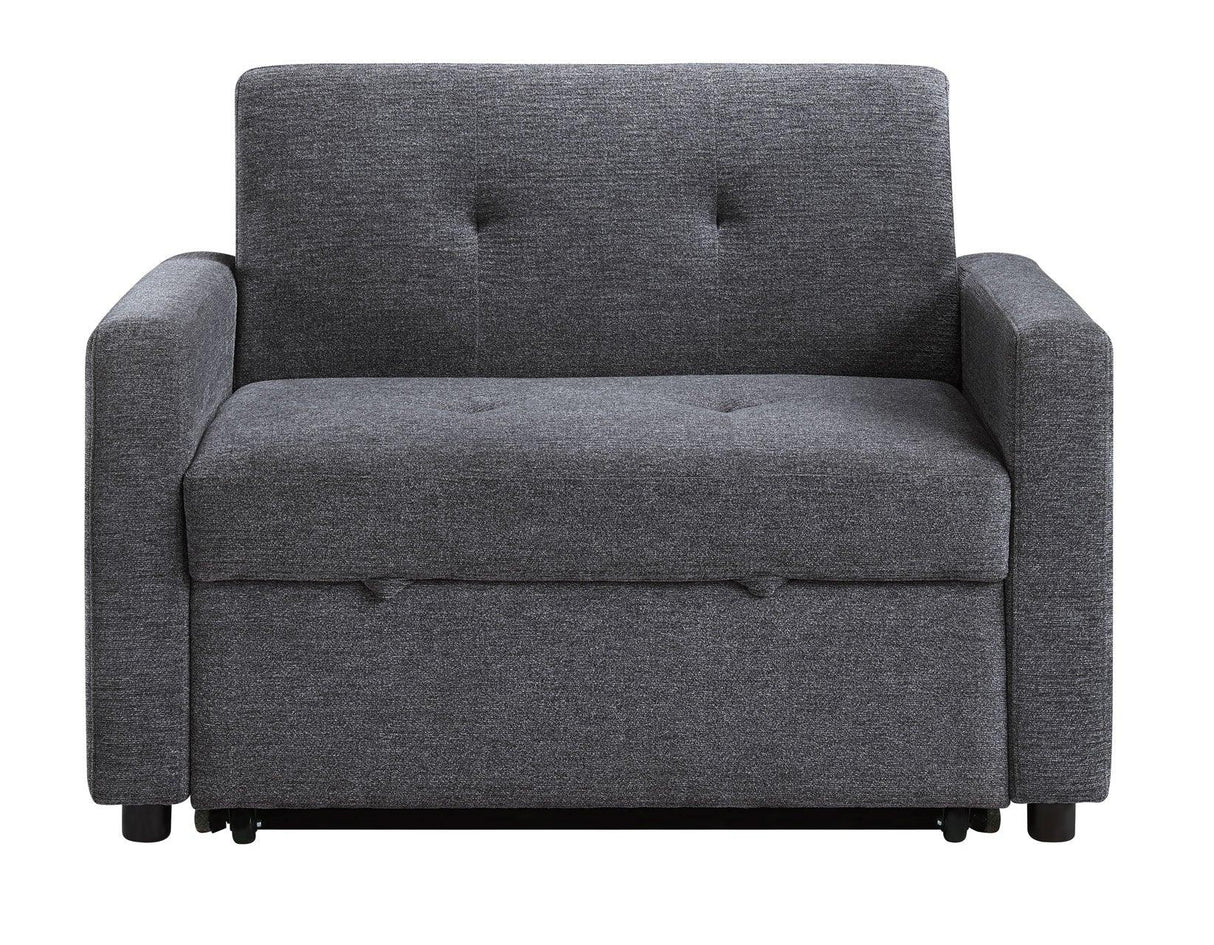 Noah Gray Convertible Sleeper Chair by Steve Silver at Eve Furniture