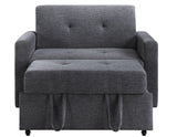 Noah Gray Convertible Sleeper Chair by Steve Silver at Eve Furniture