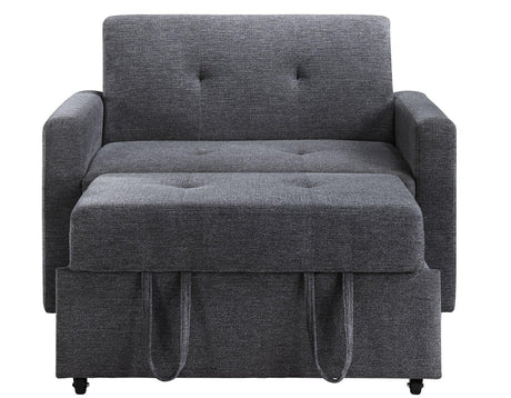 Noah Gray Convertible Sleeper Chair by Steve Silver at Eve Furniture