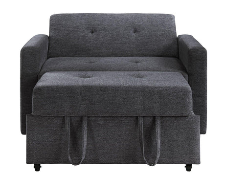 Noah Gray Convertible Sleeper Chair by Steve Silver at Eve Furniture