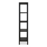 Nolan Black Bookcase by Moe's Home at Eve Furniture