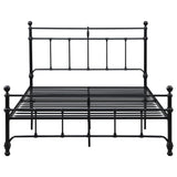 Novak Matte Black 48-inch Metal Full Open Frame Bed by Coaster at Eve Furniture