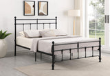 Novak Matte Black 48-inch Metal Full Open Frame Bed by Coaster at Eve Furniture