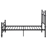 Novak Matte Black 48-inch Metal Twin Open Frame Bed by Coaster at Eve Furniture