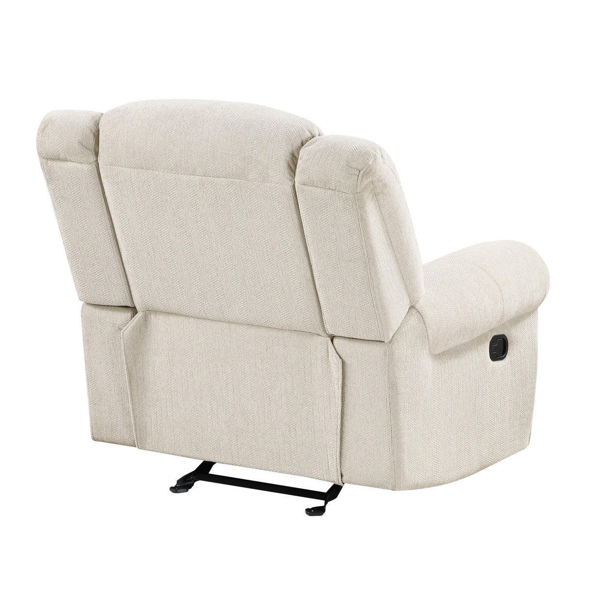 Nutmeg Beige Glider Reclining Chair by Homelegance at Eve Furniture