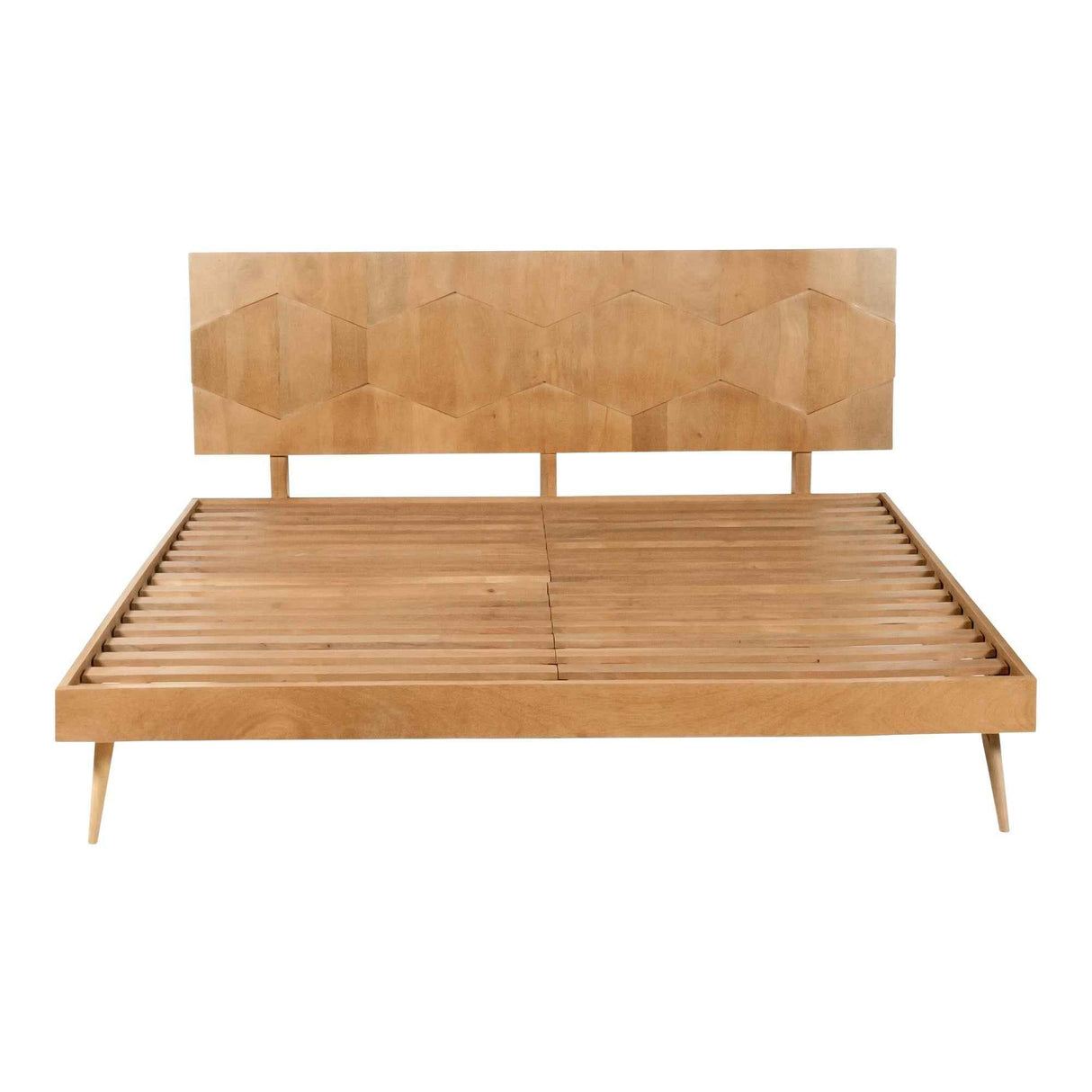O2 Natural Queen Bed by Moe's Home at Eve Furniture