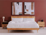 O2 Natural Queen Bed by Moe's Home at Eve Furniture