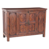 Teak Wood Sideboard with Two Doors
