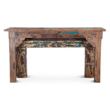 Carved Wooden Door Console Table