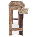 Carved Wooden Door Console Table