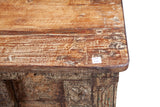 Finely Carved Wood Door Console Table