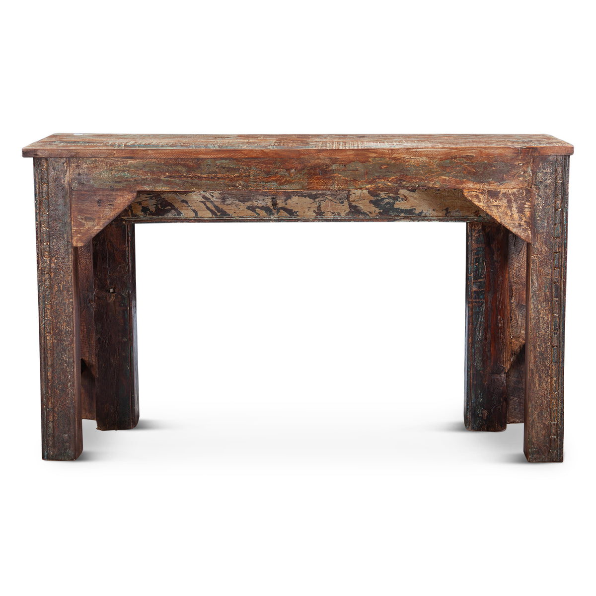 Finely Carved Wood Console Table