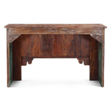 Finely Carved Wood Console Table