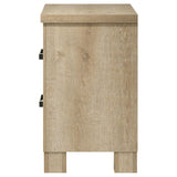 Oakglen Weathered Oak 2-Drawer Nightstand by Coaster at Eve Furniture